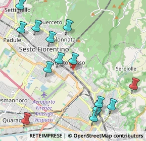 Mappa Via del Termine, 50019 Sesto Fiorentino FI, Italia (2.59643)