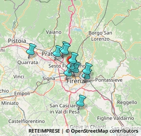 Mappa Via del Termine, 50019 Sesto Fiorentino FI, Italia (8.06182)