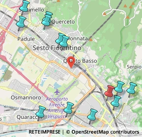 Mappa Presso Croce Viola, 50019 Sesto Fiorentino FI, Italia (2.91308)