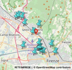 Mappa Presso Croce Viola, 50019 Sesto Fiorentino FI, Italia (3.92125)