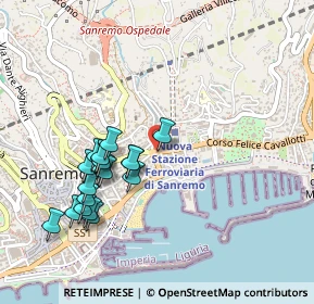 Mappa Rondò G. Garibaldi, 18038 Sanremo IM, Italia (0.48105)