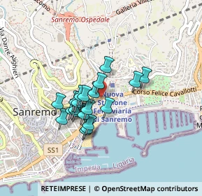 Mappa Via Privata Giuseppe Grossi, 18038 Sanremo IM, Italia (0.3215)