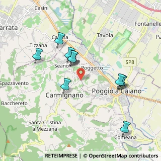 Mappa Via Malinoci, 59015 Carmignano PO, Italia (1.85091)