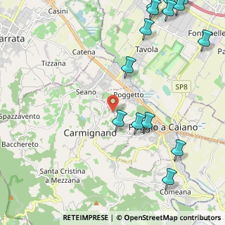 Mappa Via Malinoci, 59015 Carmignano PO, Italia (3.20143)