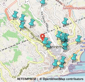 Mappa Copycart - Sanremo, 18038 Sanremo IM, Italia (0.5735)