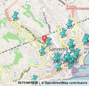 Mappa Copycart - Sanremo, 18038 Sanremo IM, Italia (0.655)