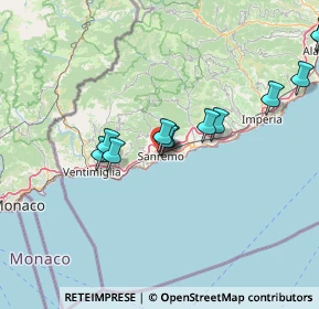 Mappa Via Martiri della Liberta', 18038 Sanremo IM, Italia (19.635)