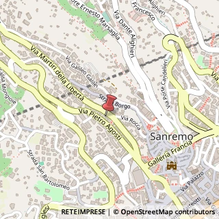Mappa Via Martiri della Libertà, 105, 18038 Sanremo, Imperia (Liguria)
