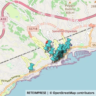 Mappa Copycart - Sanremo, 18038 Sanremo IM, Italia (0.6605)