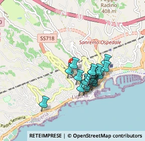 Mappa Via Martiri della Libertà, 18038 Sanremo IM, Italia (0.6605)