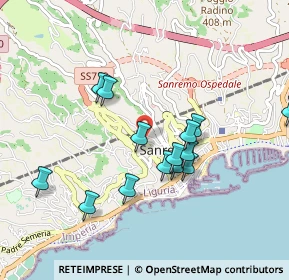 Mappa Copycart - Sanremo, 18038 Sanremo IM, Italia (0.88357)