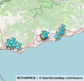 Mappa Copycart - Sanremo, 18038 Sanremo IM, Italia (7.79308)