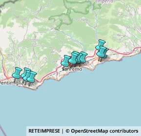 Mappa Via Martiri della Libertà, 18038 Sanremo IM, Italia (5.95917)