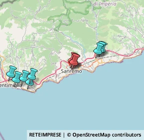 Mappa Via Z, 18038 Sanremo IM, Italia (7.23182)