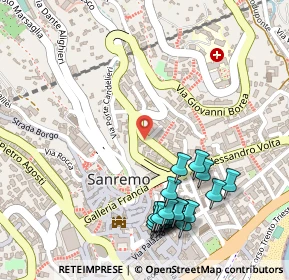 Mappa Via Z, 18038 Sanremo IM, Italia (0.3115)