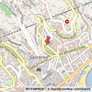 Mappa Via Zeffiro Massa, 143, 18038 Sanremo, Imperia (Liguria)