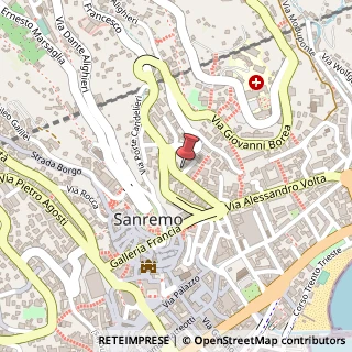 Mappa Via Zeffiro Massa, 158, 18038 Sanremo, Imperia (Liguria)