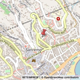 Mappa Via Zeffiro Massa, 148, 18038 Sanremo, Imperia (Liguria)