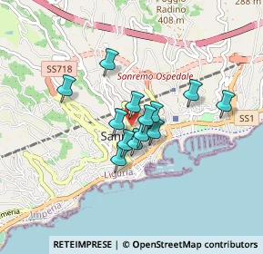 Mappa Via Zeffiro Massa, 18038 Sanremo IM, Italia (0.58154)