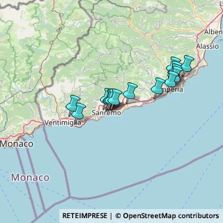 Mappa Via G. Ansaldi, 18038 Sanremo IM, Italia (11.88733)