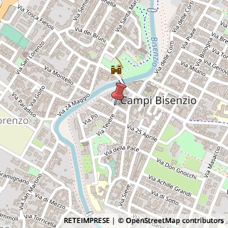 Mappa Via Giuseppe Garibaldi, 32, 50013 Campi Bisenzio, Firenze (Toscana)