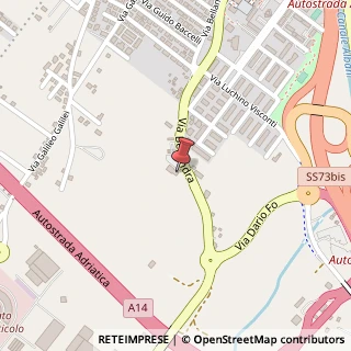 Mappa Via Bellandra, 138, 61032 Fano, Pesaro e Urbino (Marche)