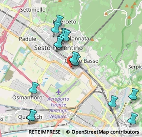 Mappa CC CENTRO SESTO, 50019 Sesto Fiorentino FI, Italia (2.264)