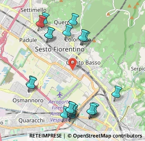 Mappa CC CENTRO SESTO, 50019 Sesto Fiorentino FI, Italia (2.48)