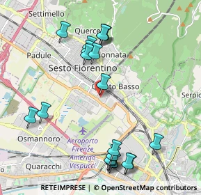 Mappa CC CENTRO SESTO, 50019 Sesto Fiorentino FI, Italia (2.3665)