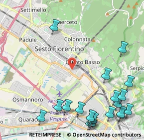 Mappa CC CENTRO SESTO, 50019 Sesto Fiorentino FI, Italia (3.1565)