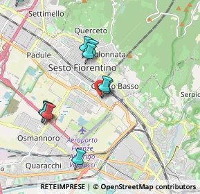 Mappa CC CENTRO SESTO, 50019 Sesto Fiorentino FI, Italia (2.24818)