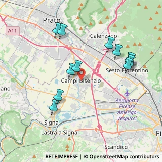 Mappa Galleria Giuseppe di Vittorio, 50013 Campi Bisenzio FI, Italia (4.205)