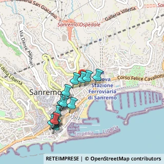 Mappa Via Giuseppe Giusti, 18038 Sanremo IM, Italia (0.47933)