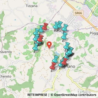 Mappa Via di Valle, 59015 Carmignano PO, Italia (0.81111)
