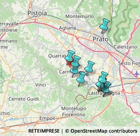 Mappa Via di Valle, 59015 Carmignano PO, Italia (6.46917)