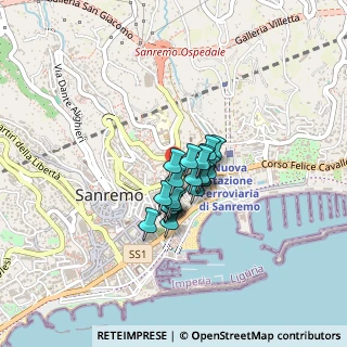 Mappa Via Alessandro Volta, 18038 Sanremo IM, Italia (0.2385)