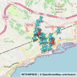 Mappa Strada Monte Faudo, 18038 Sanremo IM, Italia (0.5485)