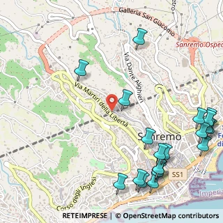 Mappa Strada Monte Faudo, 18038 Sanremo IM, Italia (0.7775)
