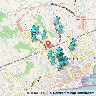 Mappa Strada Monte Faudo, 18038 Sanremo IM, Italia (0.426)