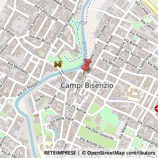 Mappa Via Don Giovanni Minzoni, 6, 50013 Campi Bisenzio, Firenze (Toscana)