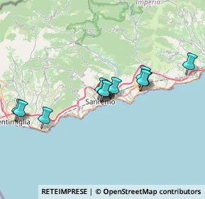 Mappa , 18038 Sanremo IM, Italia (6.12917)