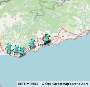 Mappa , 18038 Sanremo IM, Italia (5.33364)