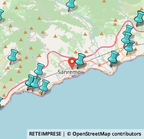 Mappa , 18038 Sanremo IM, Italia (5.88947)