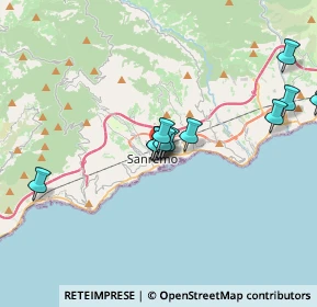 Mappa , 18038 Sanremo IM, Italia (3.57923)