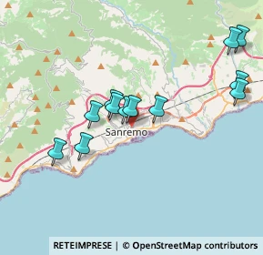 Mappa , 18038 Sanremo IM, Italia (3.71167)