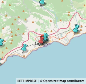 Mappa , 18038 Sanremo IM, Italia (4.13667)