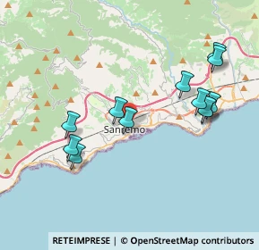 Mappa , 18038 Sanremo IM, Italia (4.00667)