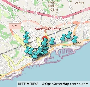 Mappa , 18038 Sanremo IM, Italia (0.7045)