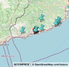 Mappa , 18038 Sanremo IM, Italia (14.70667)