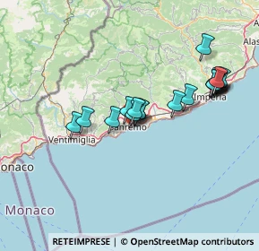 Mappa , 18038 Sanremo IM, Italia (13.55579)